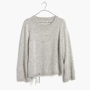 Flare Sleeve Crop Sweater